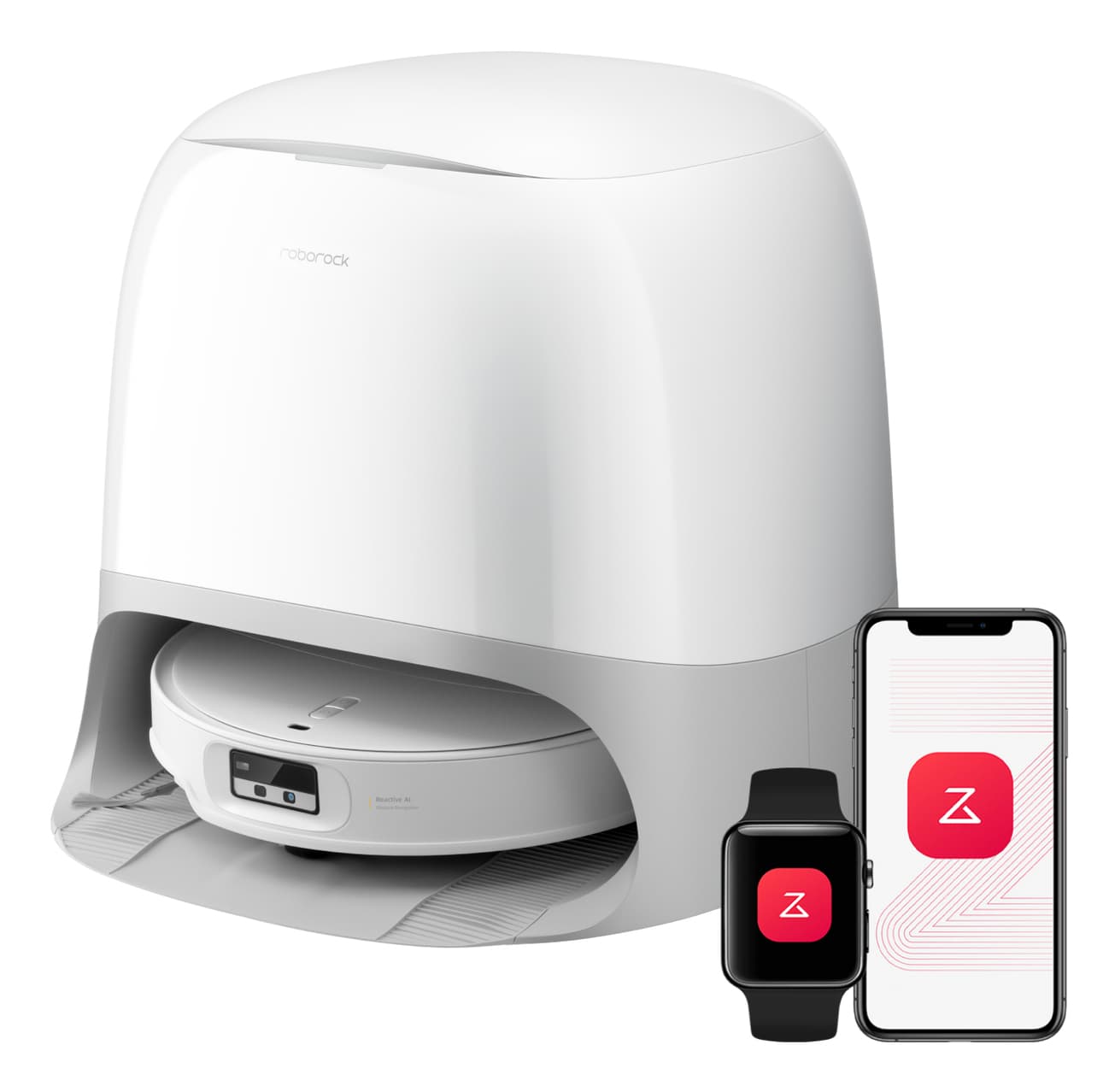Roborock Qrevo Curv 2 Pro 0,245 l Weiß