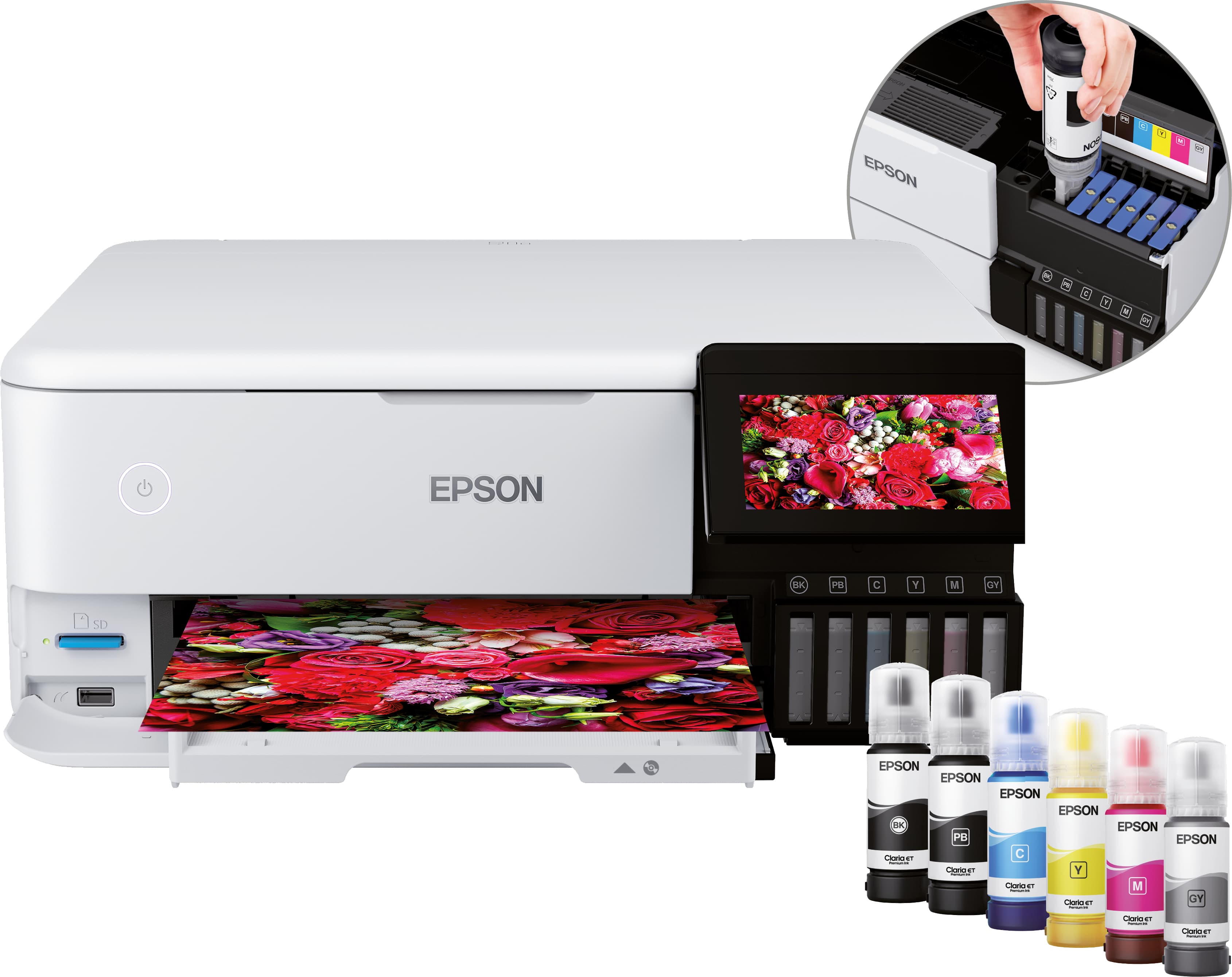 Epson EcoTank ET-8500 Tintenstrahl A4 5760 x 1440 DPI 32 Seiten pro Minute WLAN